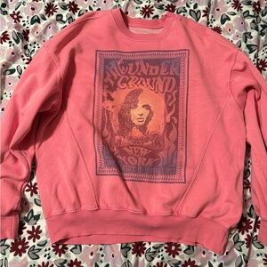 Pink Graphic Sweatshirt